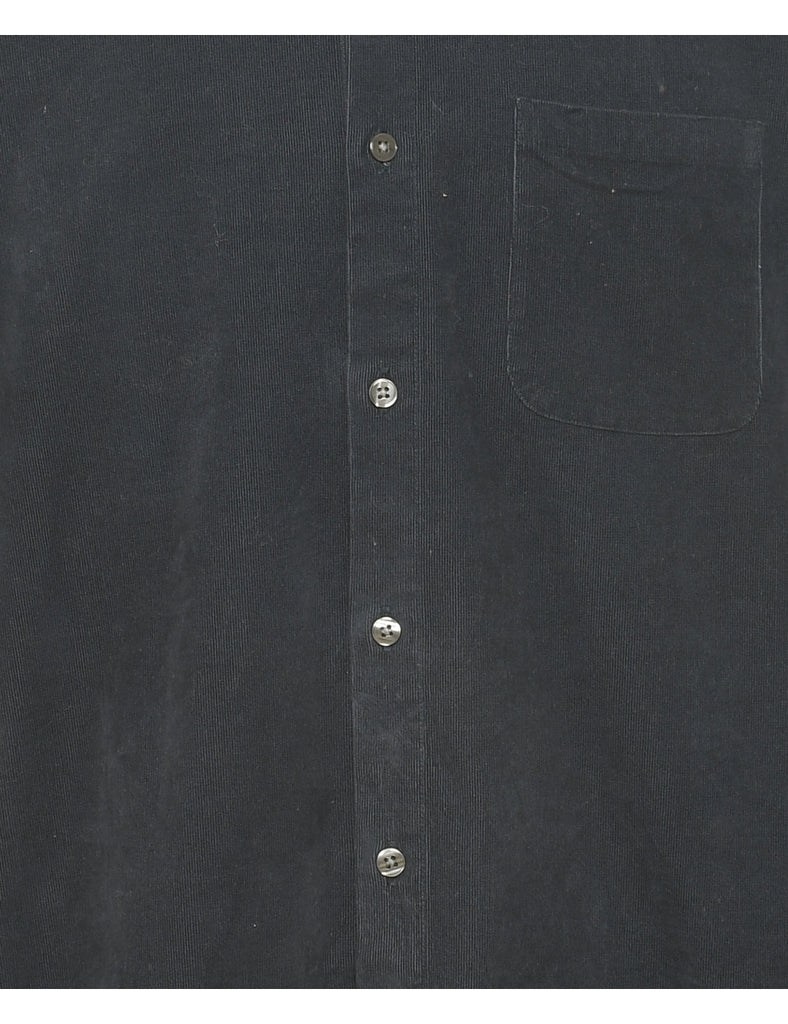 Corduroy Navy Shirt - L