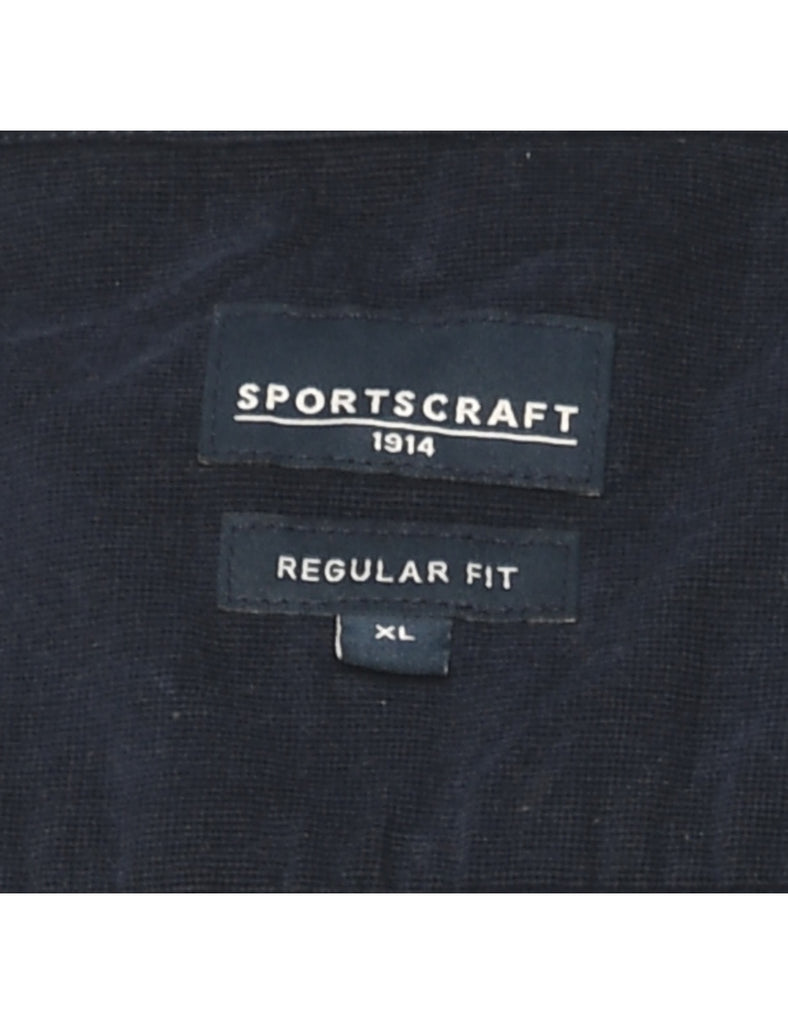 Corduroy Navy Shirt - XL