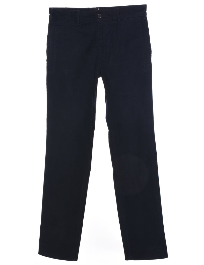 Corduroy Navy Trousers - W31 L33