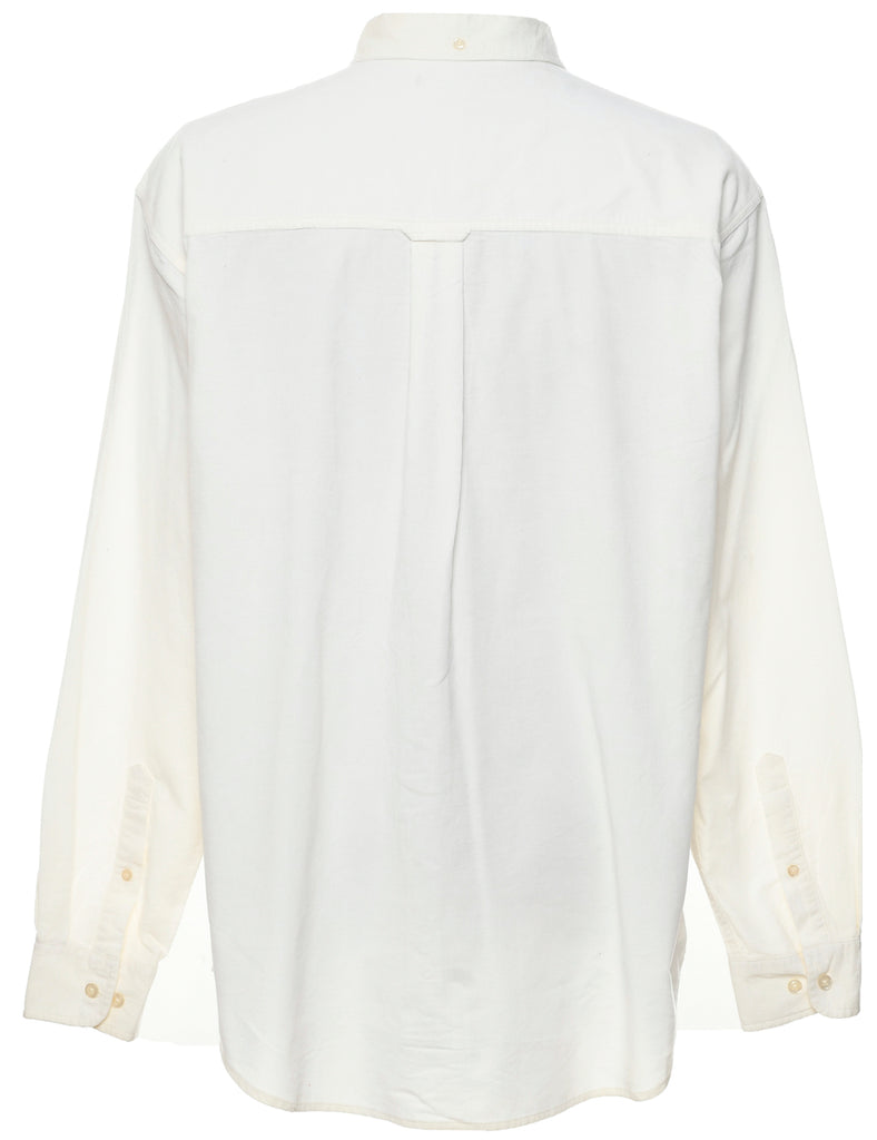 Corduroy Off White Shirt - L