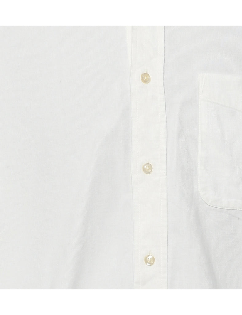 Corduroy Off White Shirt - L