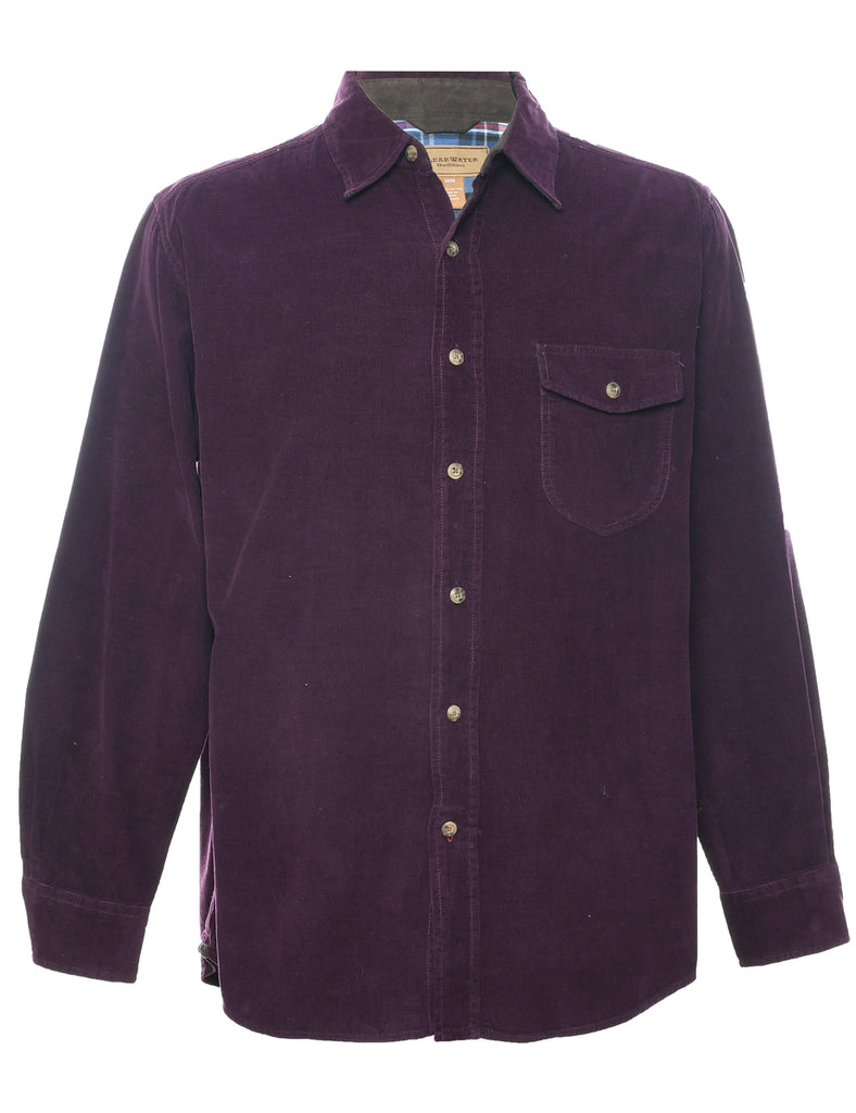 Corduroy Plum Shirt - M