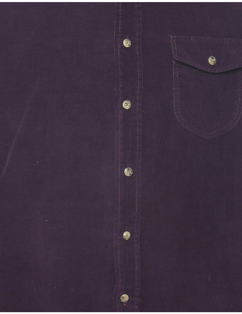 Corduroy Plum Shirt - M