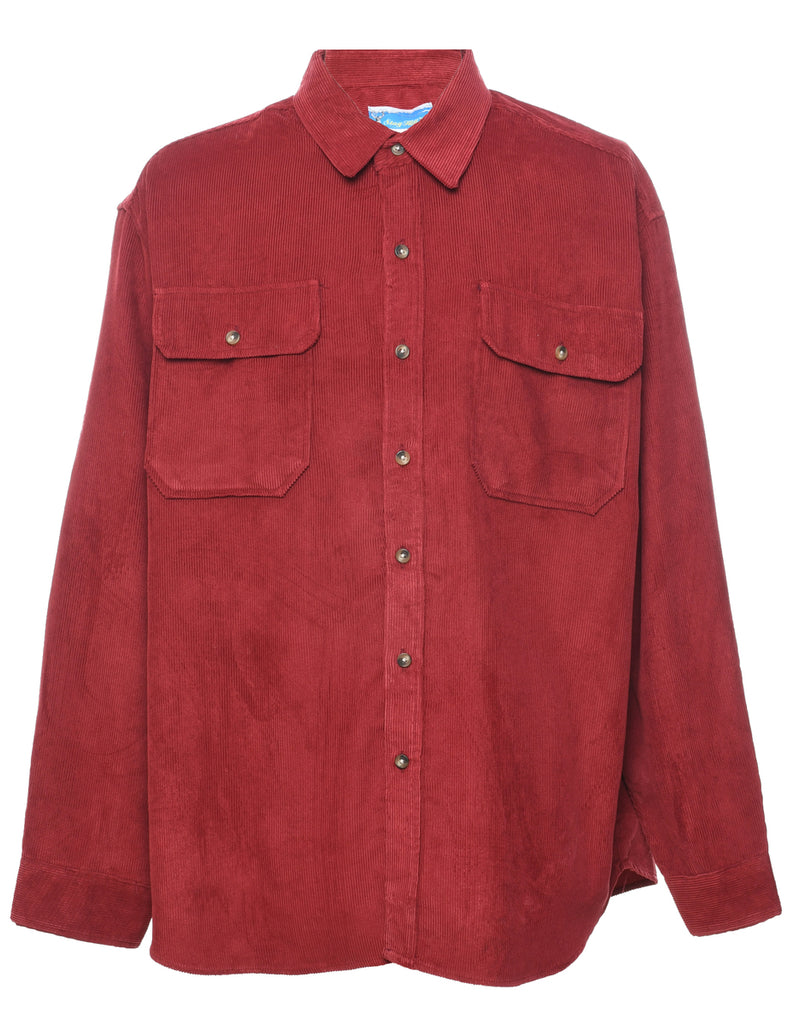 Corduroy Red Shirt - XL