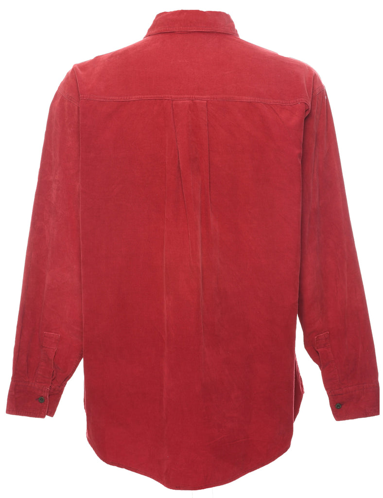 Corduroy Red Shirt - L