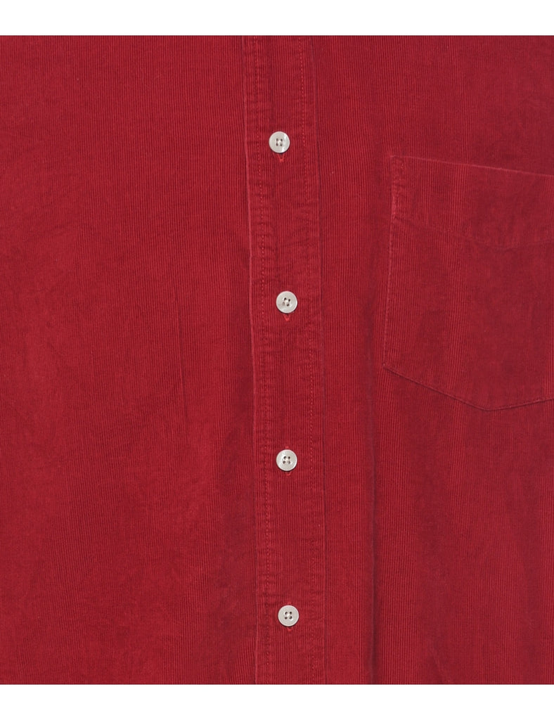 Corduroy Red Shirt - L