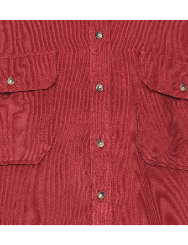 Corduroy Red Shirt - XL