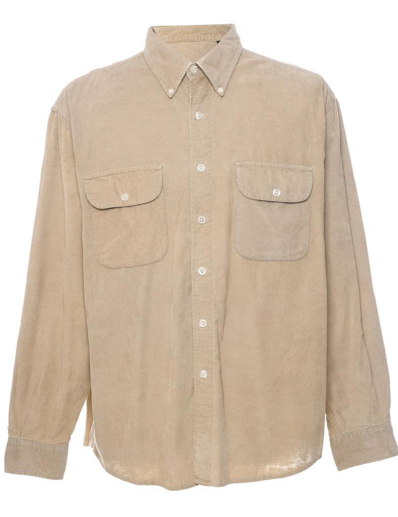 Corduroy Tan Shirt - L