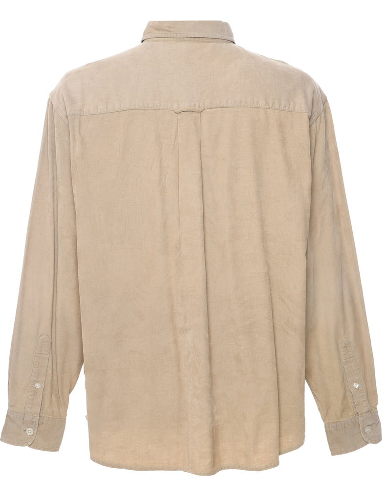 Corduroy Tan Shirt - L