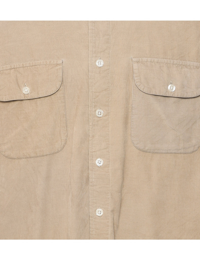 Corduroy Tan Shirt - L