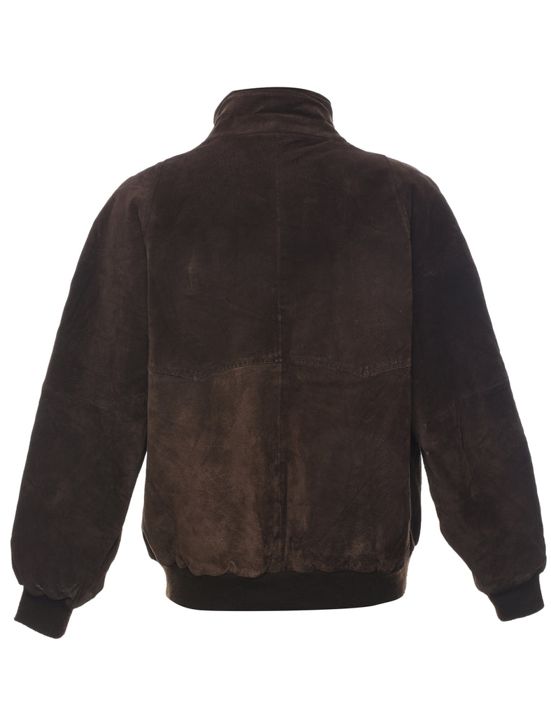 Dark Brown Suede Jacket - L