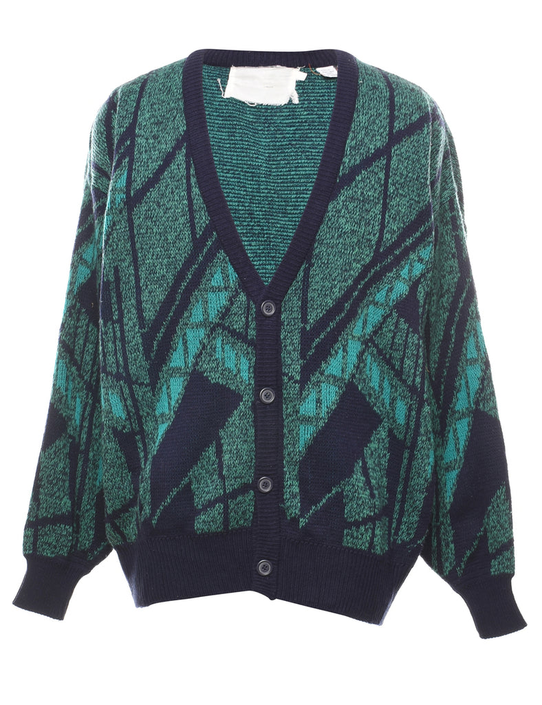 Dark Green Cardigan - L