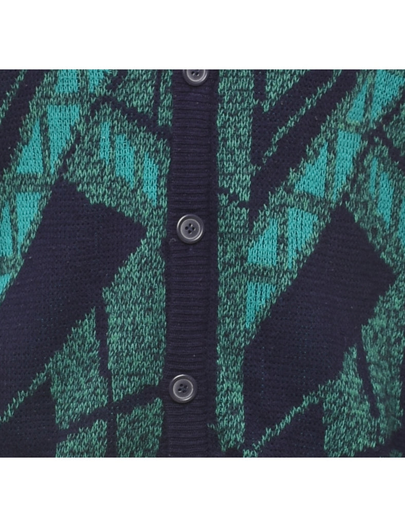 Dark Green Cardigan - L