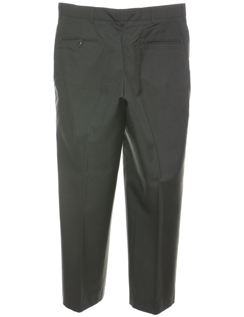 Dark Green Classic Trousers - W33 L29