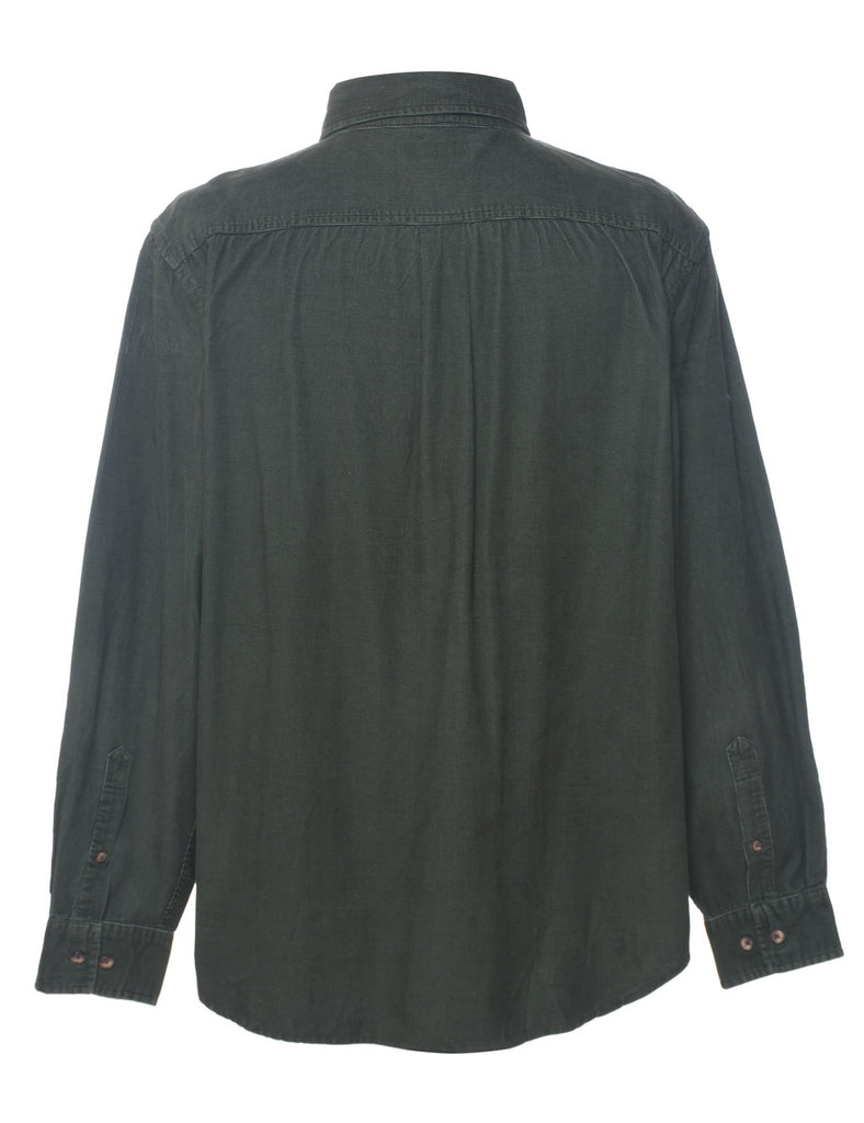 Dark Green Corduroy Shirt - L