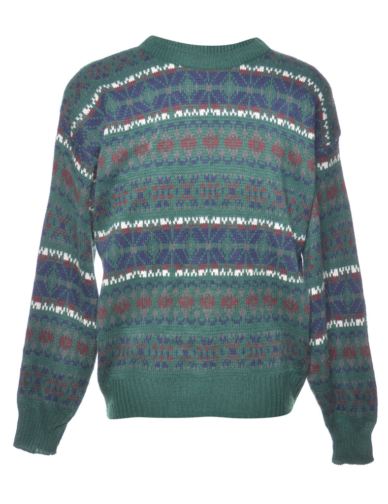 Dark Green Jumper - L