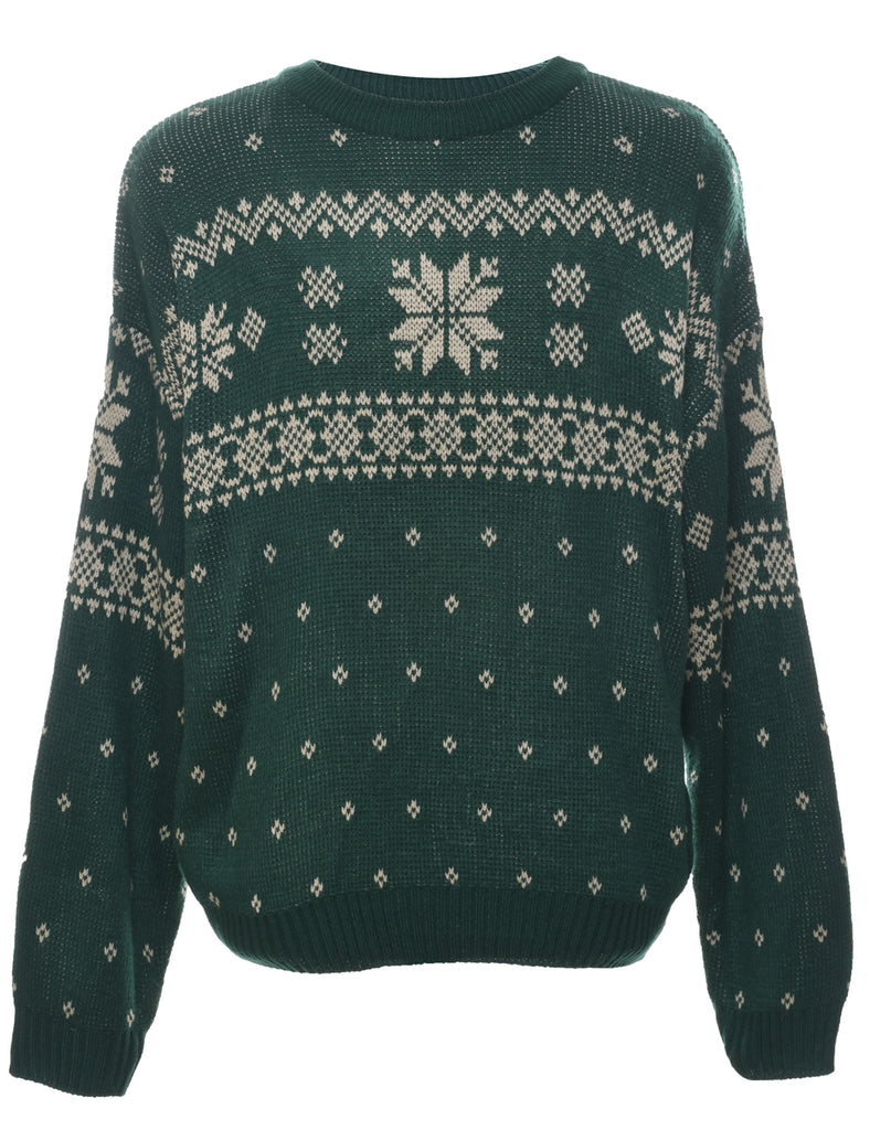 Dark Green Jumper - XL