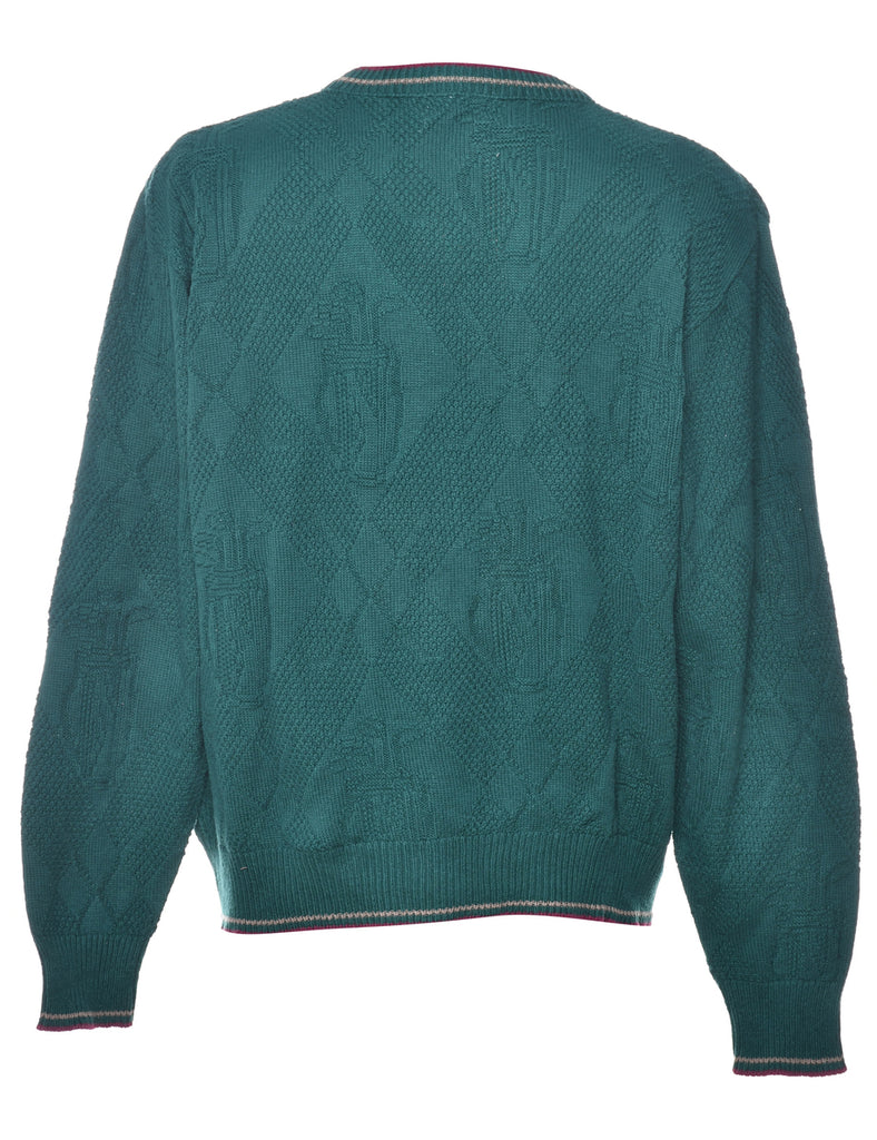 Dark Green Jumper - L