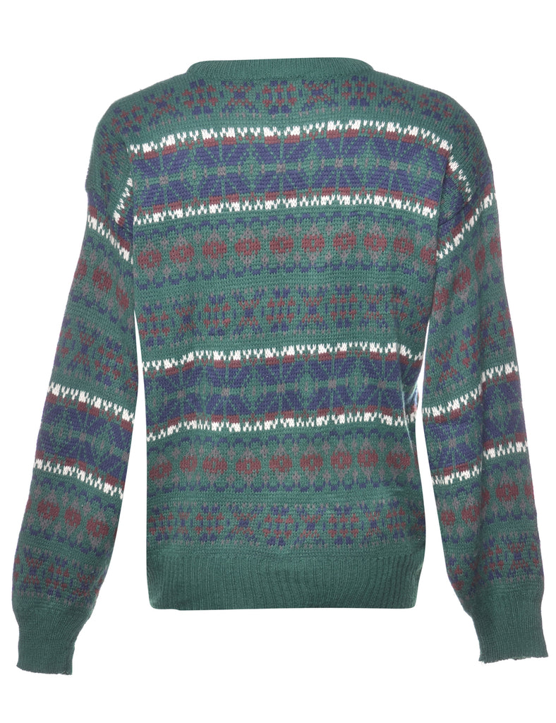 Dark Green Jumper - L