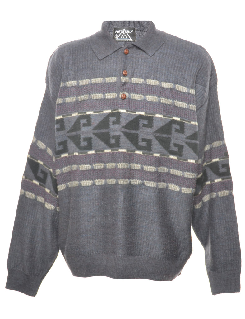 Dark Grey Jumper - L