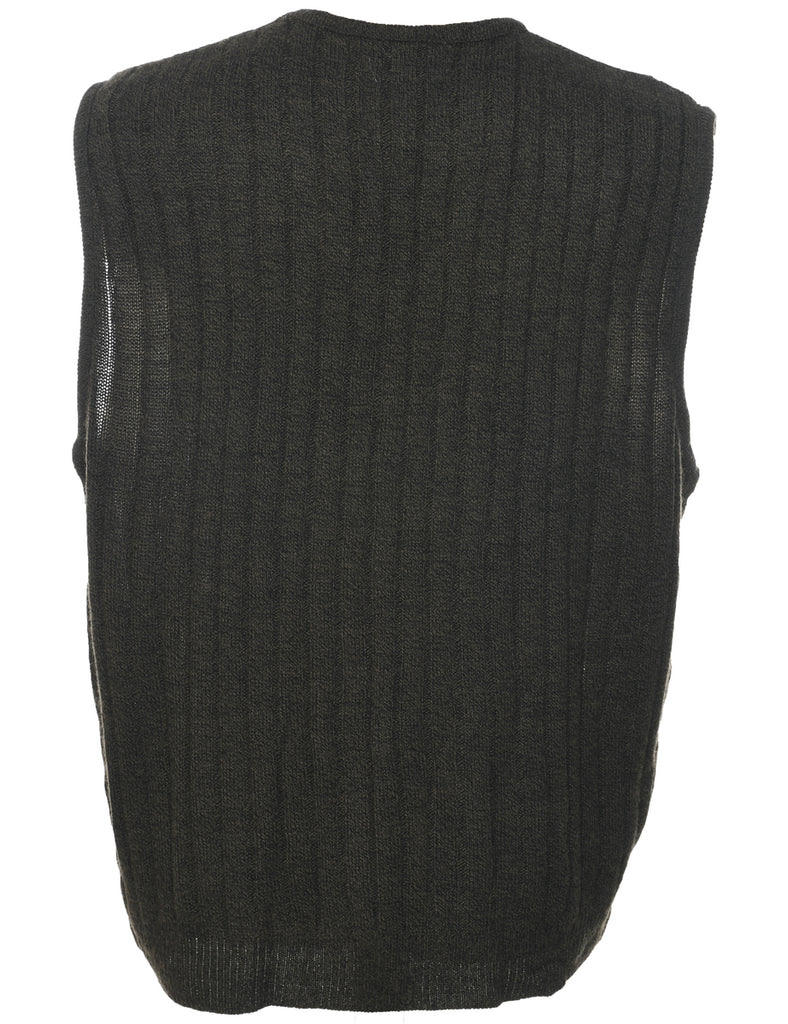 Dark Grey Sweater Vest - XL