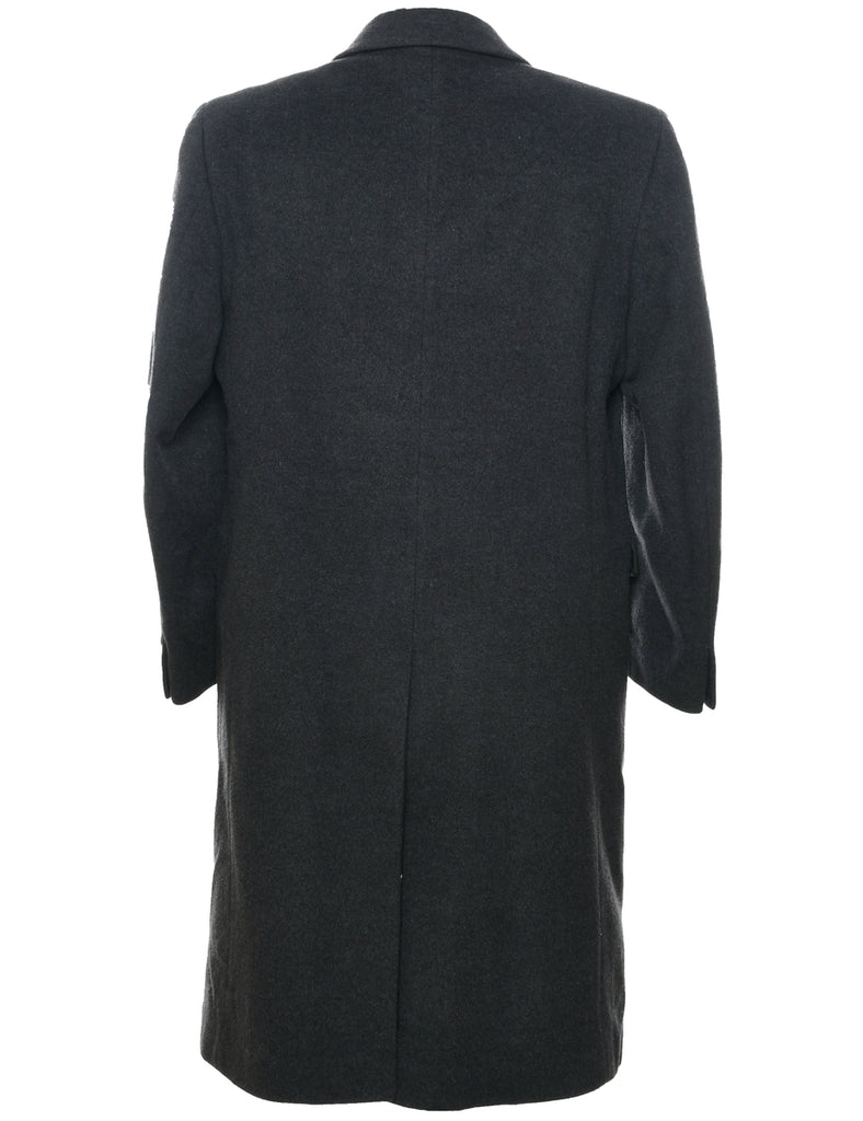 Dark Grey Wool Coat - XL