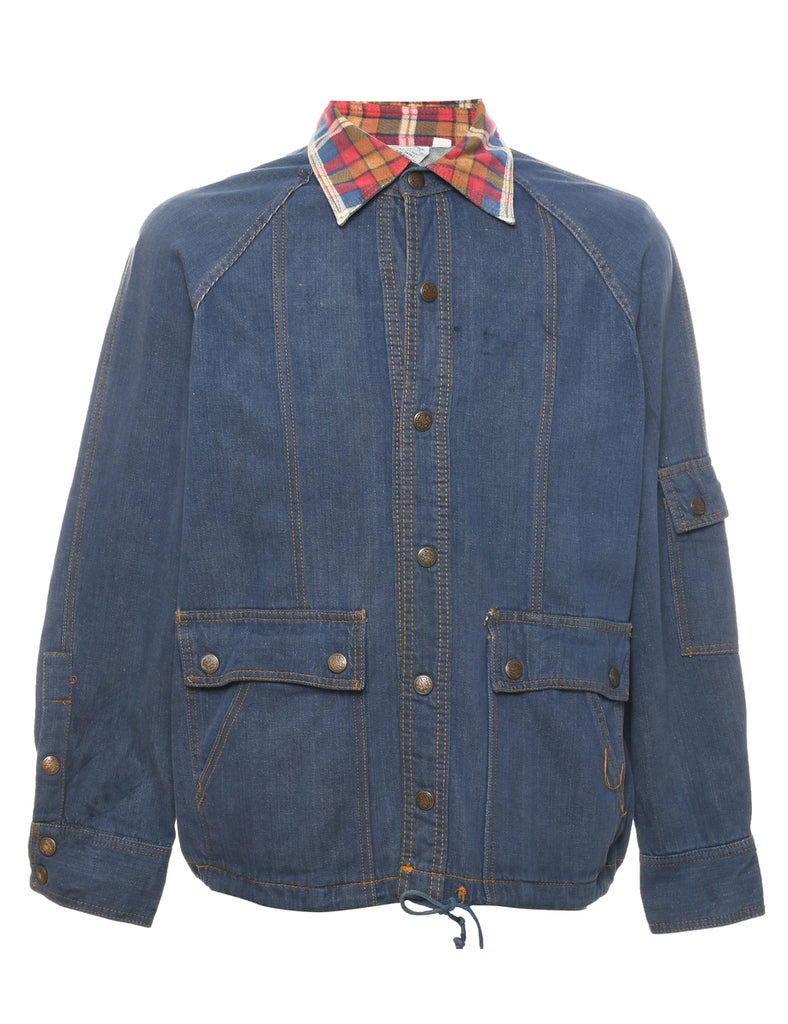 Dark Wash Denim Jacket - L