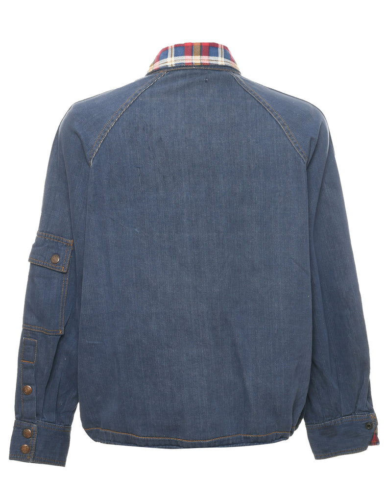 Dark Wash Denim Jacket - L