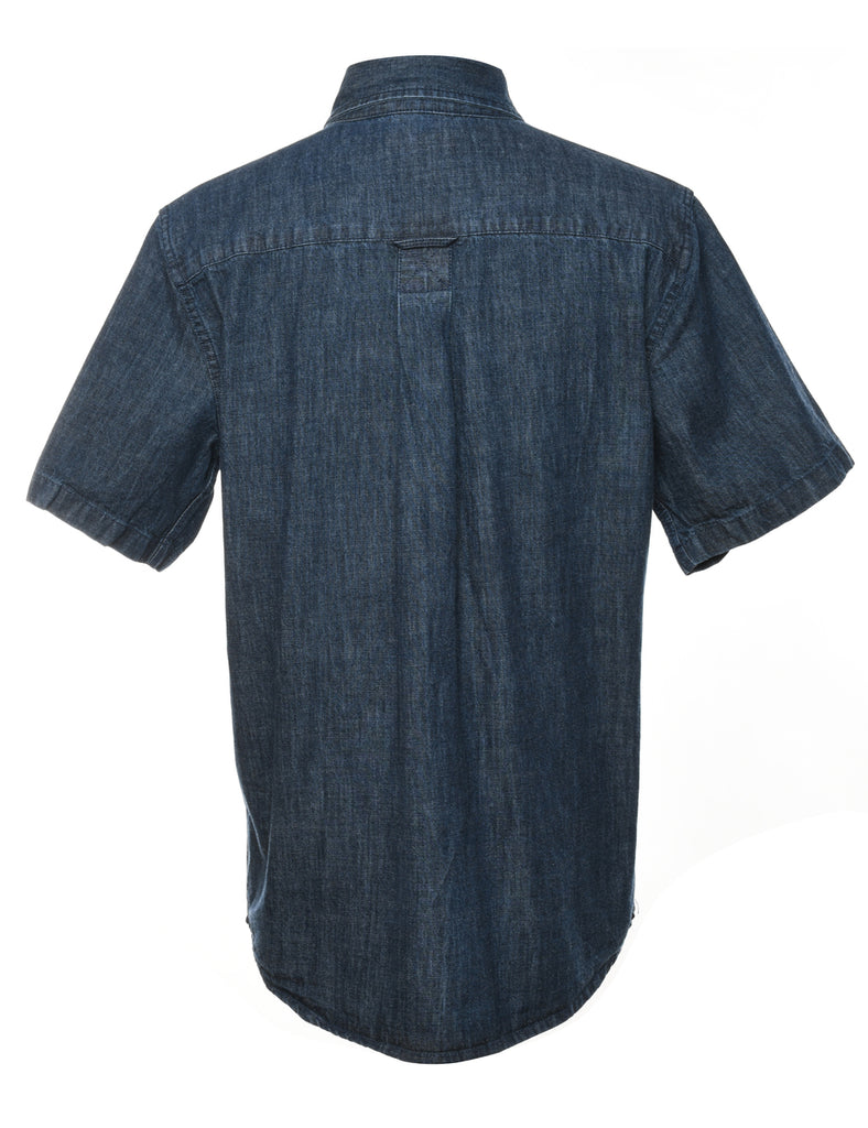 Dark Wash Denim Shirt - M