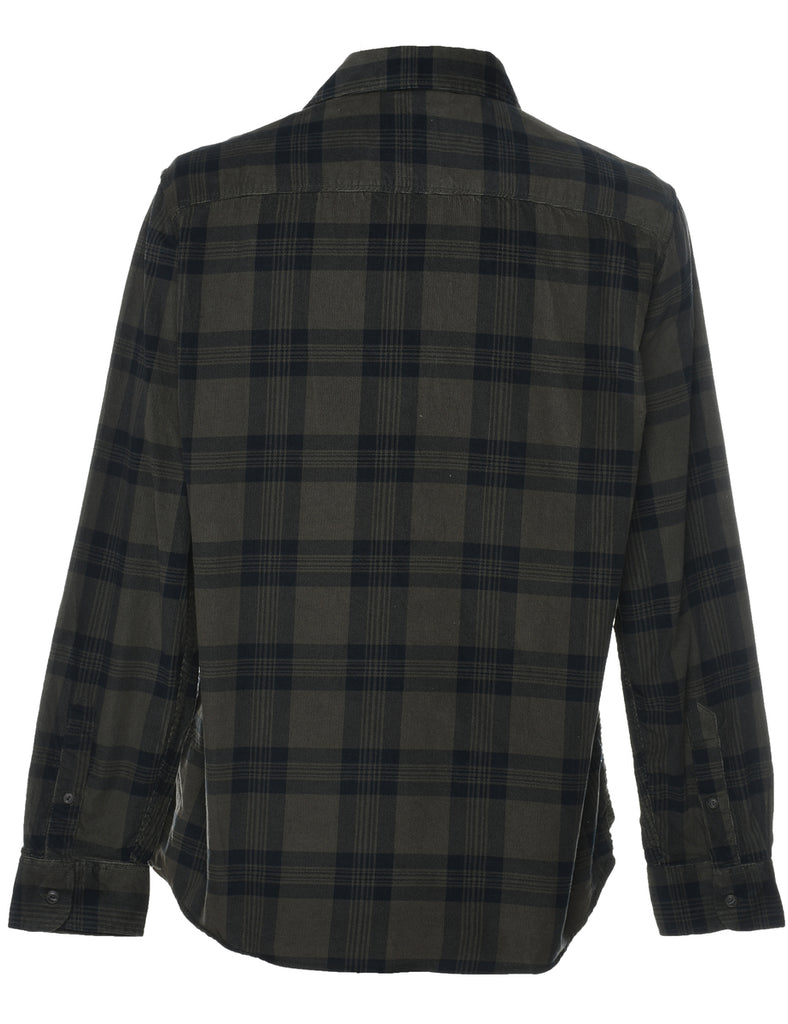 DeFacto Corduroy Checked Shirt - L