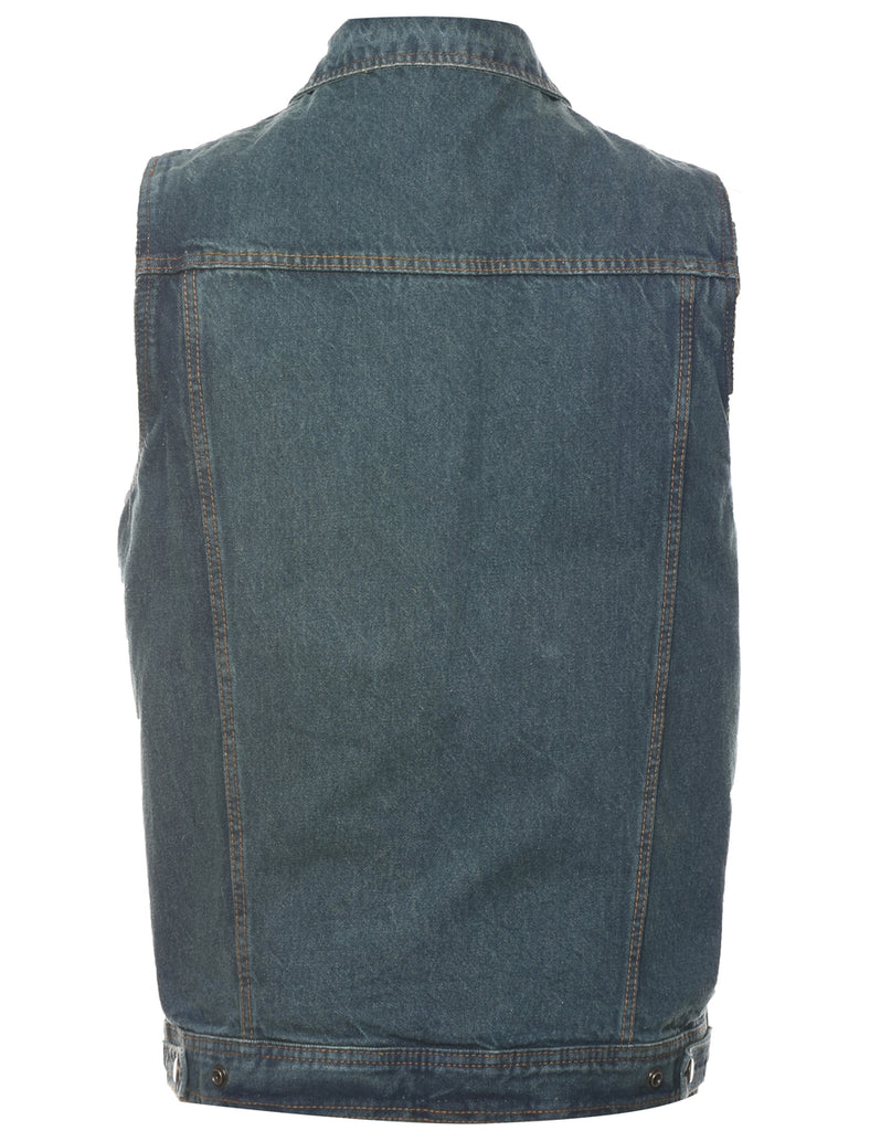 Denim Jacket Vest - L