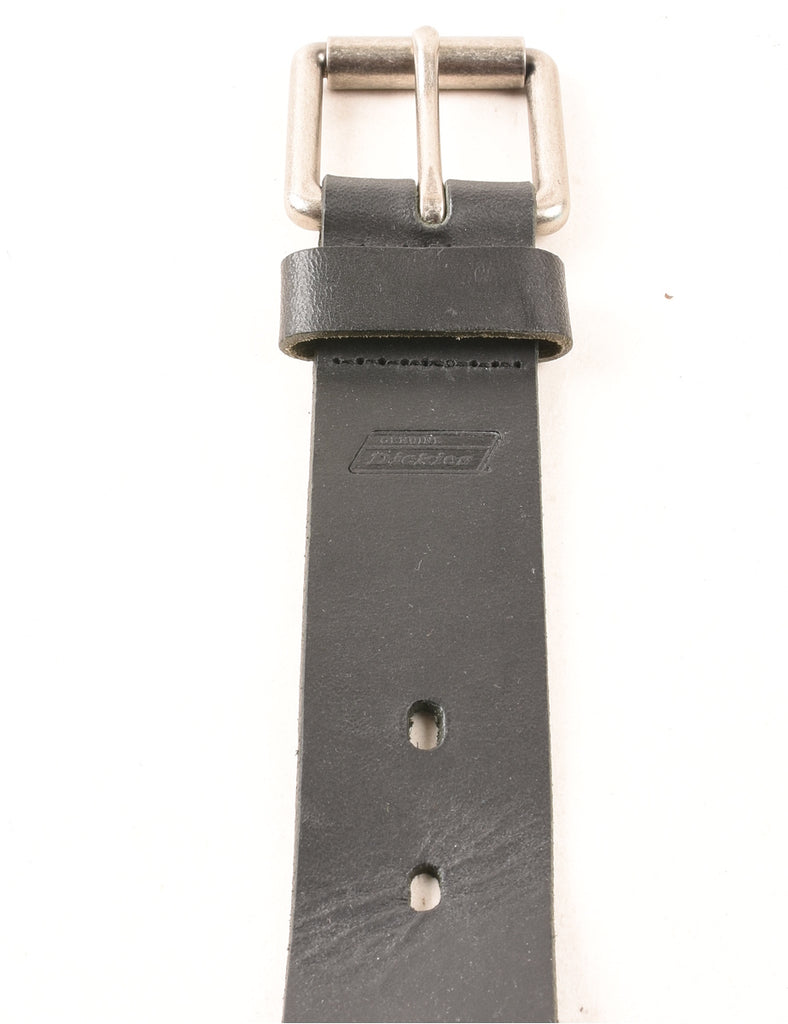 Dickies Black Leather Belt - M