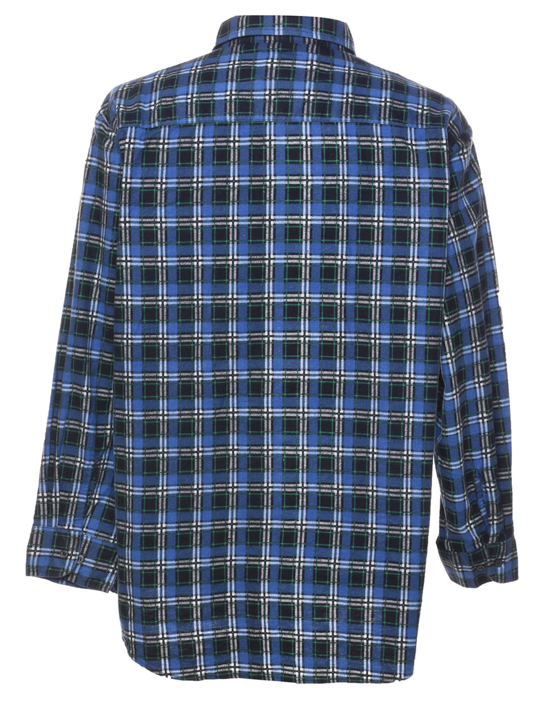 Dickies Blue & Black Flannel Shirt - XL