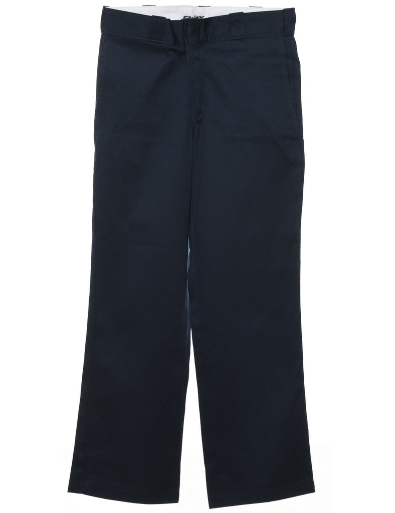 Dickies Navy Straight-Fit Trousers - W30 L30