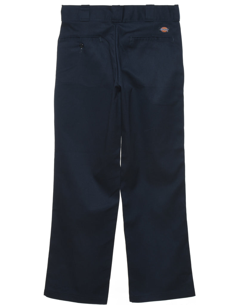 Dickies Navy Straight-Fit Trousers - W30 L30