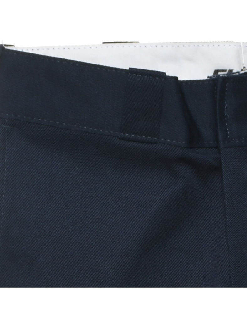 Dickies Navy Straight-Fit Trousers - W30 L30