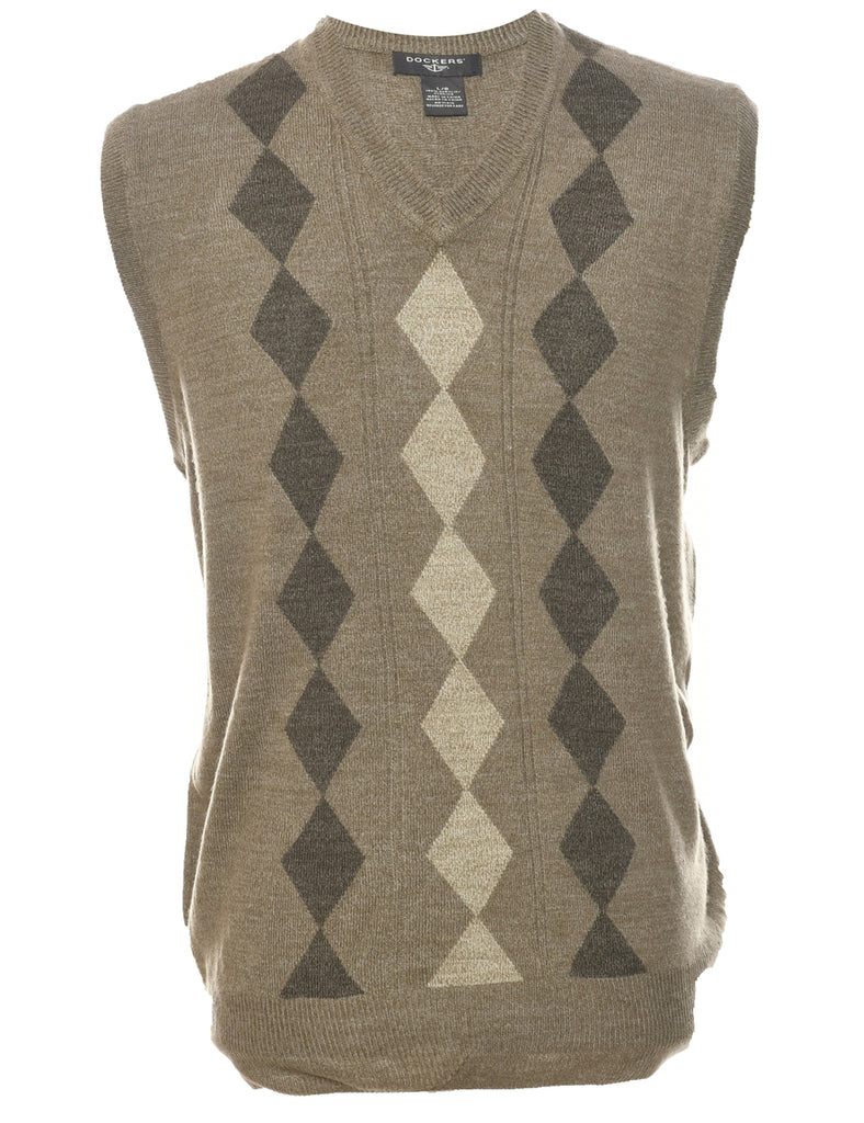 Dockers Argyle Sweater Vest - L