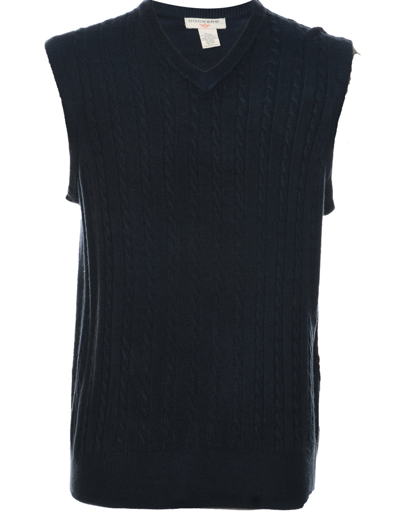 Dockers Cable Knit Sweater Vest - M