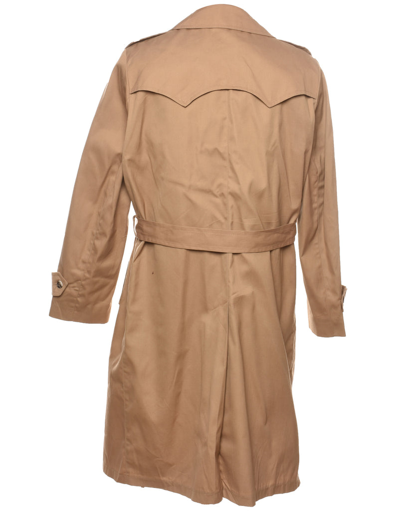 Double Breasted Classic Trench Coat - L