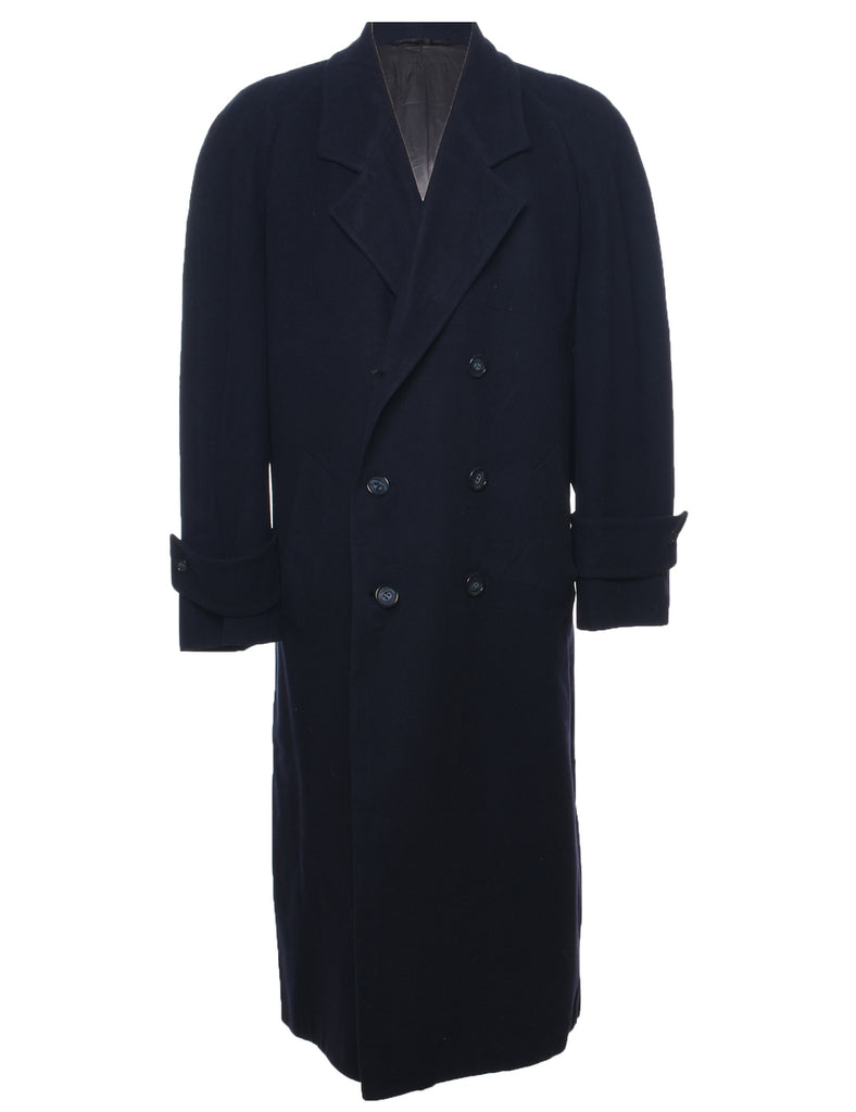 Double Breasted Wool Coat - XL