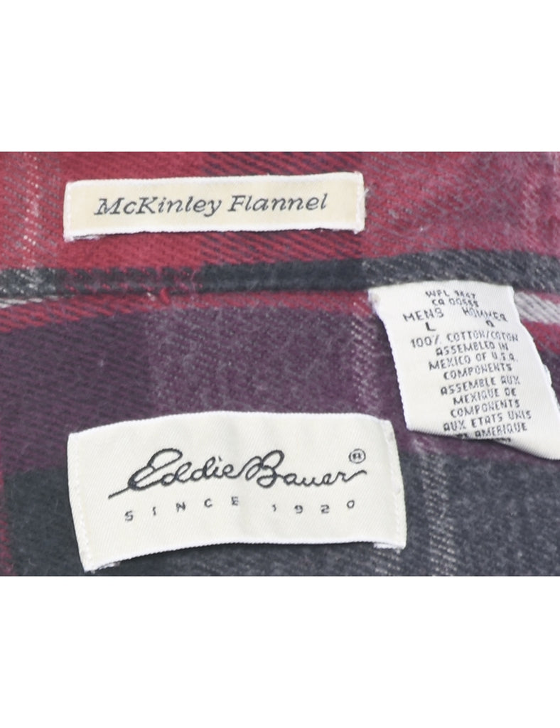 Eddie Bauer Checked Shirt - L