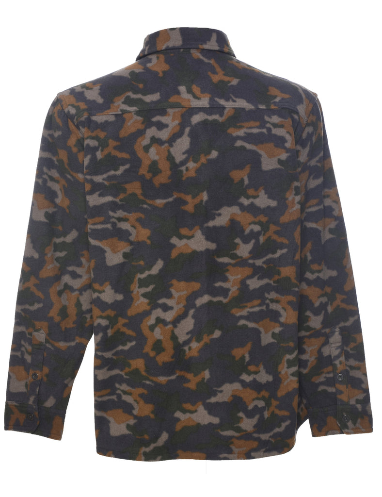 Eddie Bauer Military Fleece Shirt - M