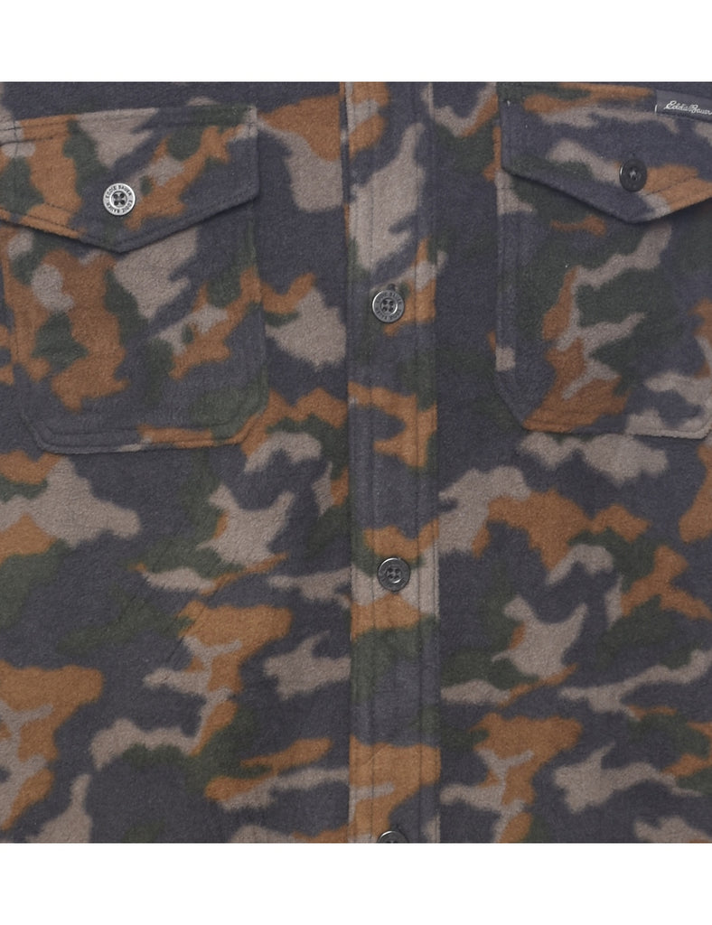 Eddie Bauer Military Fleece Shirt - M