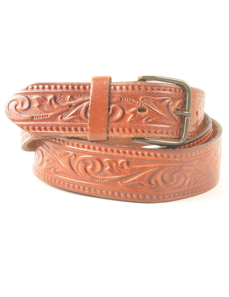 Embossed Brown Belt - M