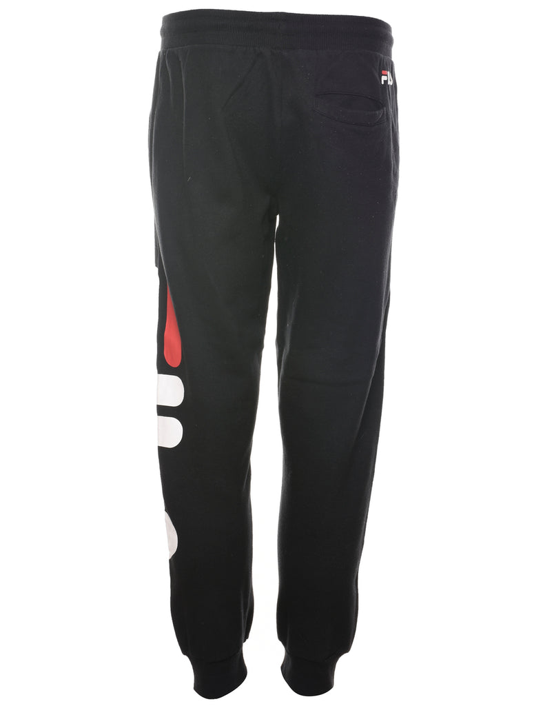 Fila Black, Red & White Jogging Bottoms - W30 L28