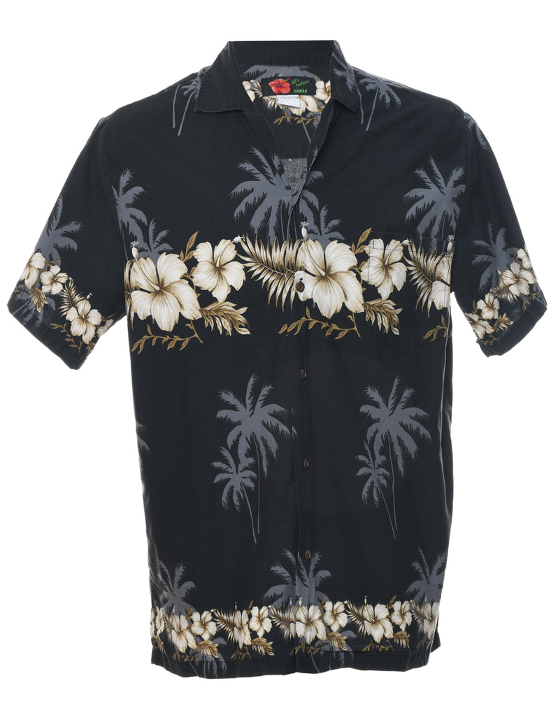 Floral Hawaiian Shirt - L