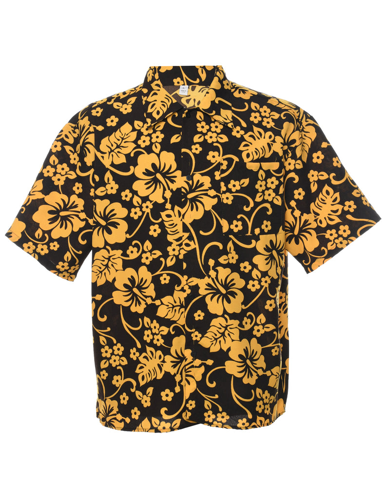 Floral Hawaiian Shirt - L