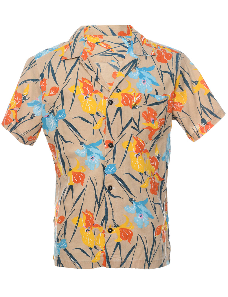 Floral Hawaiian Shirt - M