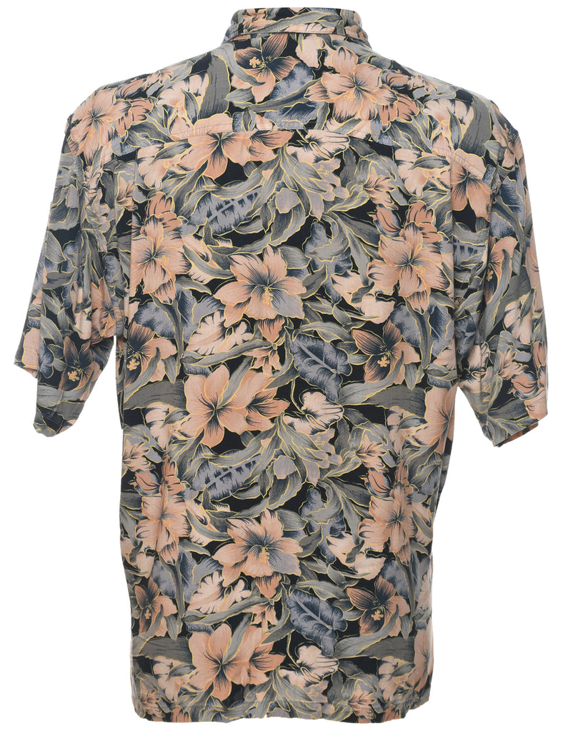 Floral Hawaiian Shirt - L