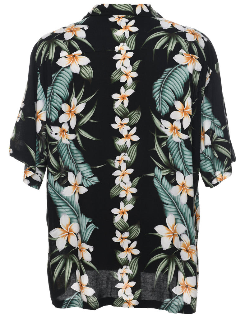 Floral Hawaiian Shirt - L